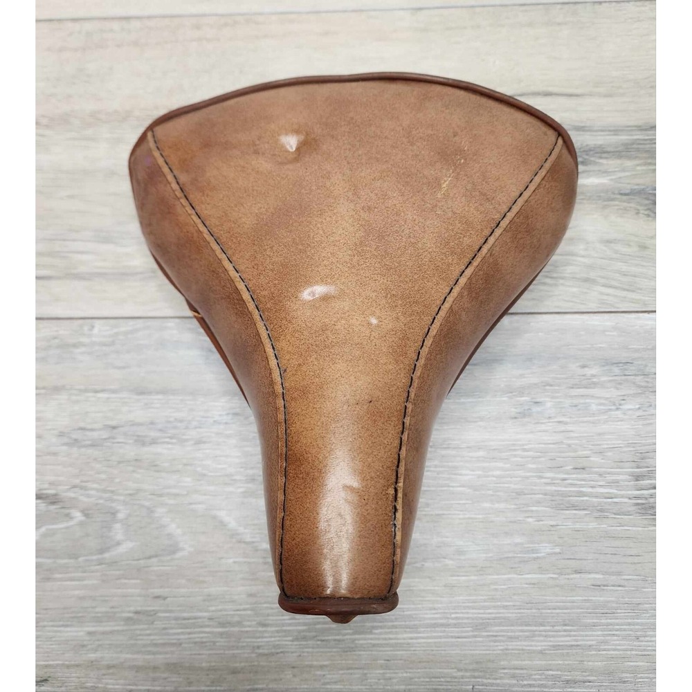 Vintage Persons Bicycle Cruiser Saddle Seat Made‎ in USA Brown tan